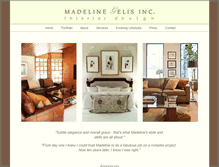 Tablet Screenshot of madelinegelis.com